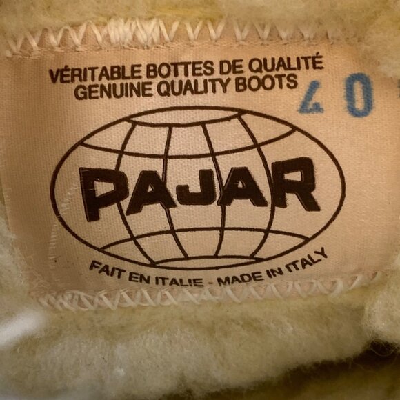 NWT PAJAR Italian Handcrafted Fur Ski Snow Boots 40 Off White -20C MSRP$495 - Picture 5 of 14